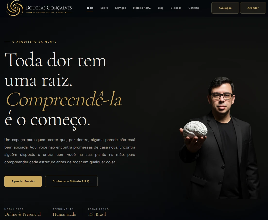 Douglas Gonçalves — Psicanalista & Hipnoterapeuta